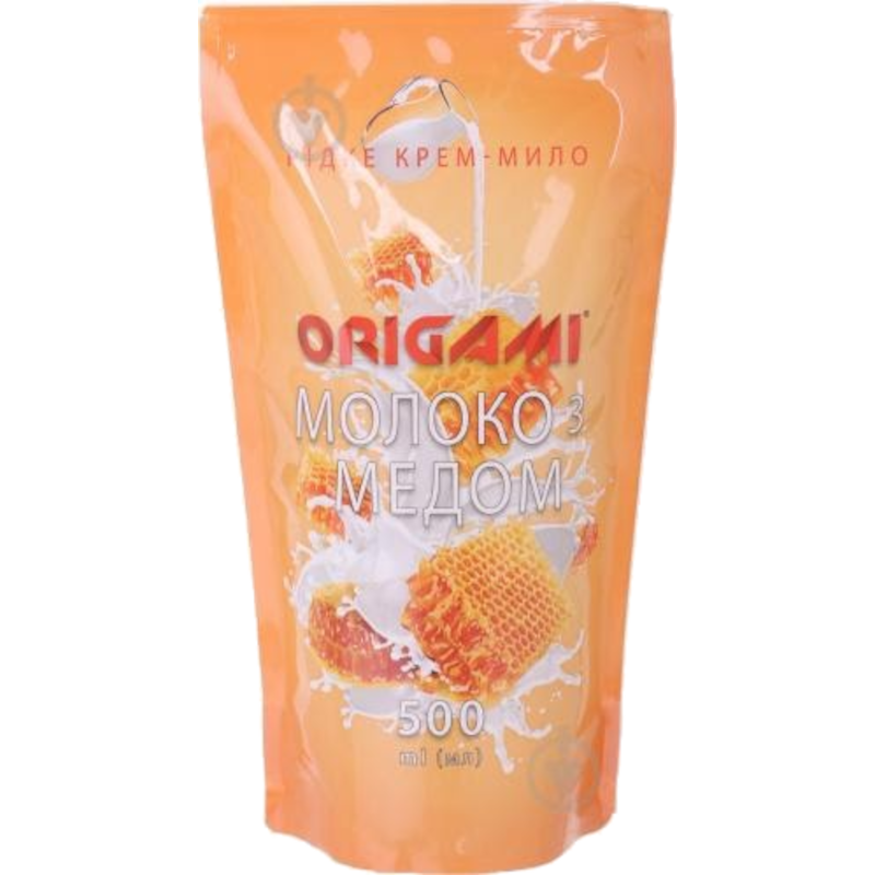 Мило рідке Origami Молоко та мед, 0,5 л